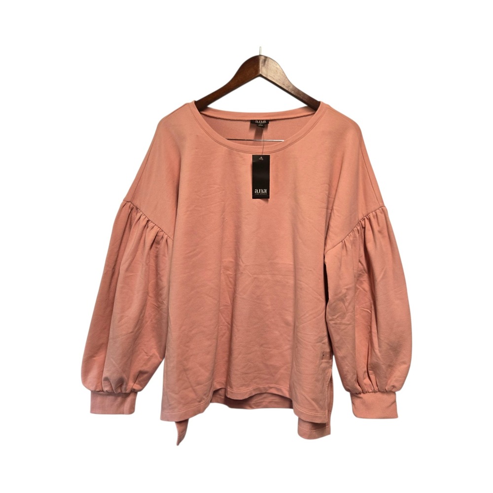 Ana A New Approach Sweatshirt Puff‎ Sleeve Titanic Rose